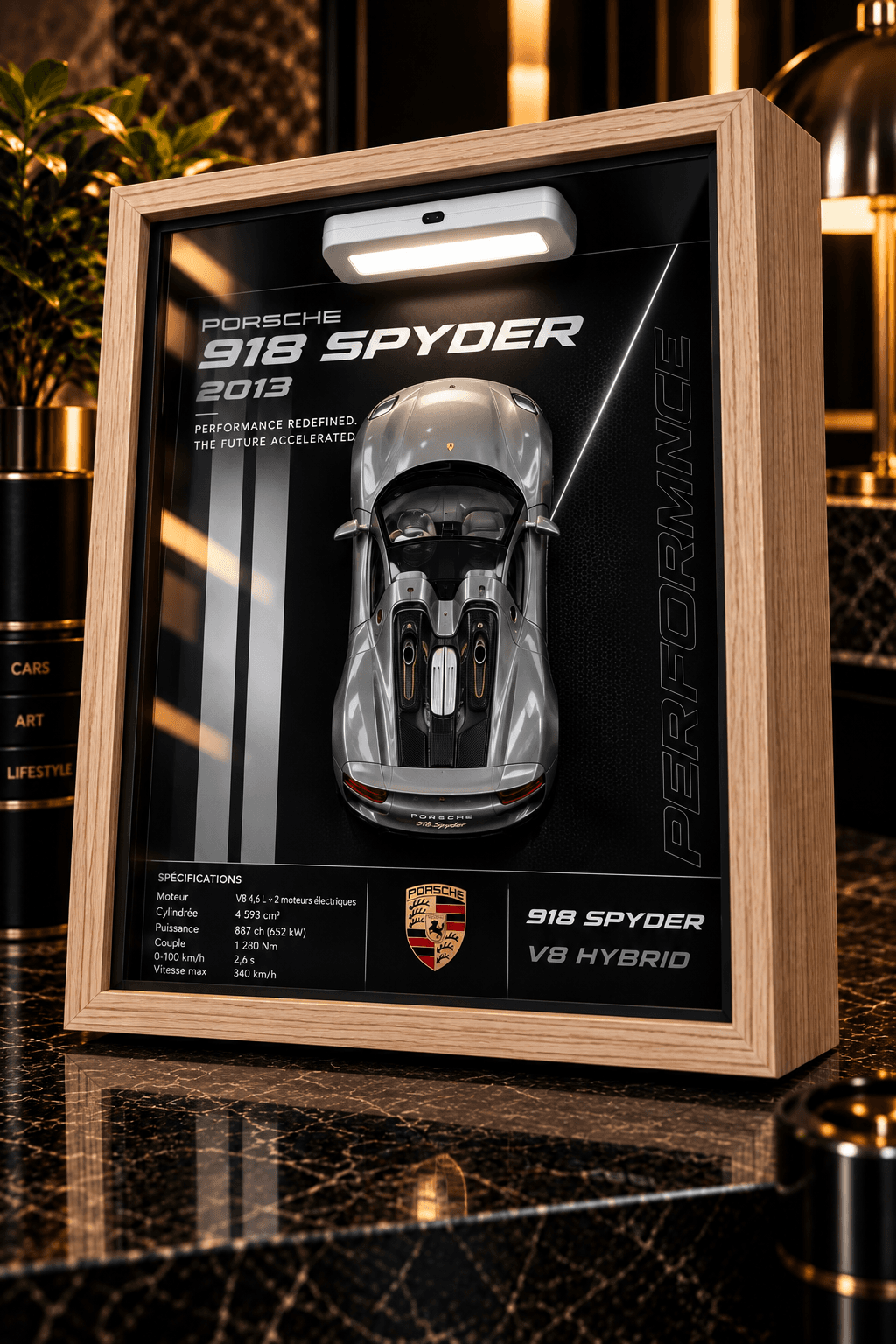 Porsche 918 Spyder (2015) - Vue 2