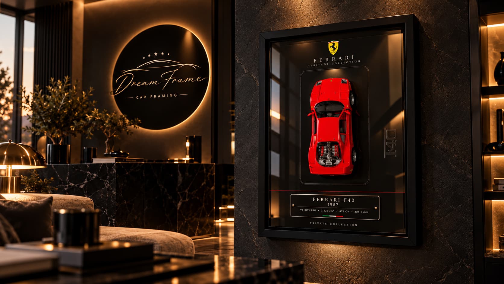 Cadre voiture miniature : la déco auto premium – Journal Dream Frame